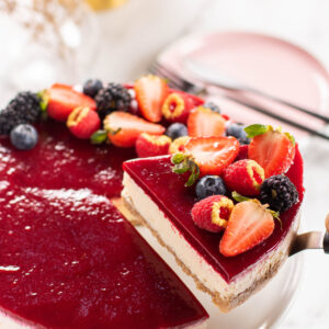 Vanilla Fruit Cheesecake