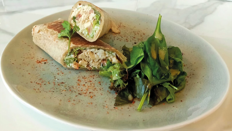 Chicken mayo wrap parlour boutique