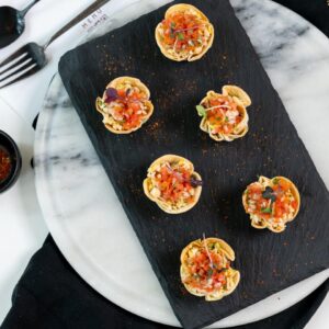 Mini Chicken Round Tacos