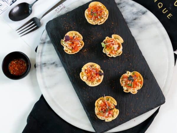 Mini Chicken Round Tacos