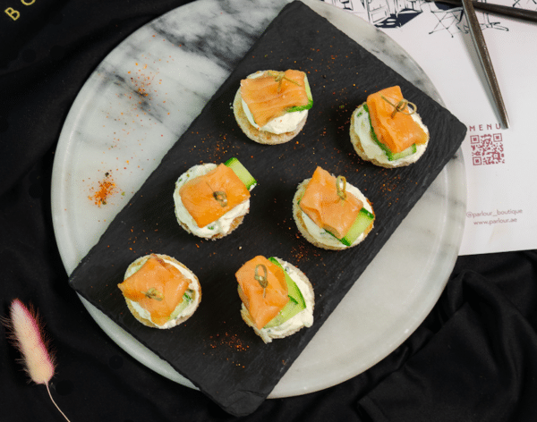 Smoked Salmon Round Bread
