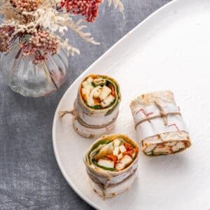 Halloumi Spinach Wrap